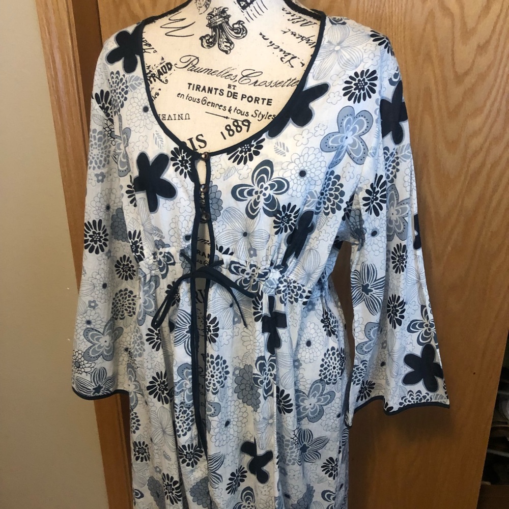 Sheer Top/Bathing Suit Cover